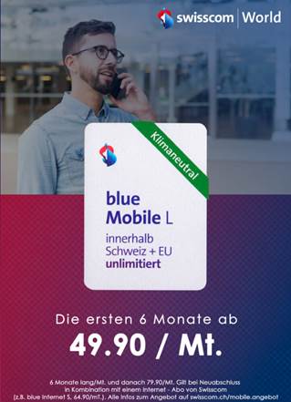 blue mobil card